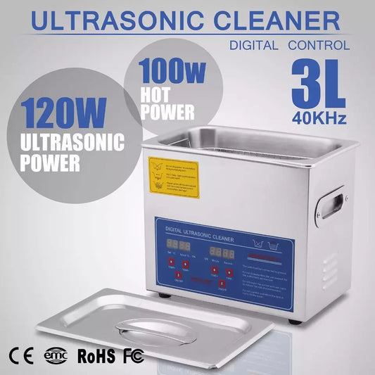 Houyuan Ultrasonic Cleaning Machine Automatic Ultrasonic Washing Machine Benchtop Ultrasonic Cleaner 3L