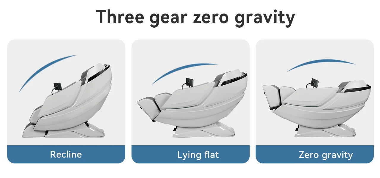 2025 Luxury Massage Chair with 24 Auto Programs, Bluetooth Music & Wireless Charging, Full Body Shiatsu Recliner for Home Use